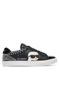 Karl Lagerfeld - KARL LAGERFELD Sneakersy KL60130N Czarny. Kolor: czarny. Materiał: skóra #1