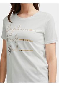 Fransa T-Shirt 20613424 Biały Regular Fit. Kolor: biały. Materiał: bawełna #4
