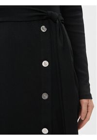 Lauren Ralph Lauren Sukienka dzianinowa 250889290004 Czarny Slim Fit. Kolor: czarny. Materiał: bawełna #3
