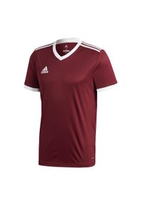Adidas - Koszulka piłkarska adidas Tabela 18 Jersey męska. Kolor: brązowy. Materiał: jersey. Sport: piłka nożna