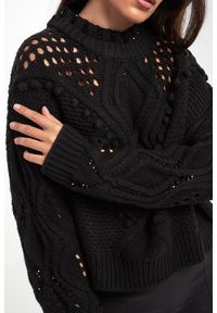 Liu Jo - Sweter damski z wełną LIU JO. Materiał: wełna #5