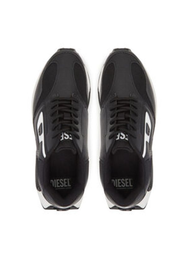 Diesel Sneakersy Tame-D Y03607P8109 Czarny. Kolor: czarny. Materiał: skóra