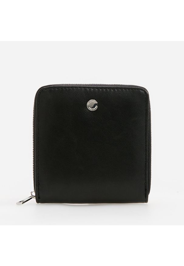 Reserved - Mały portfel - Czarny. Kolor: czarny