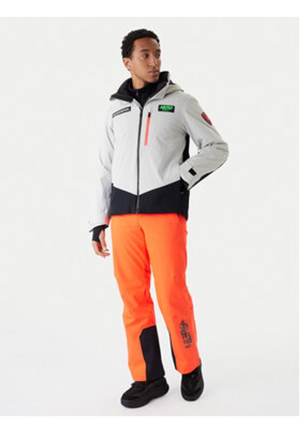 Rossignol Kurtka narciarska Hero Blackside RLOMJ24 Szary Regular Fit. Kolor: szary. Materiał: syntetyk. Sport: narciarstwo