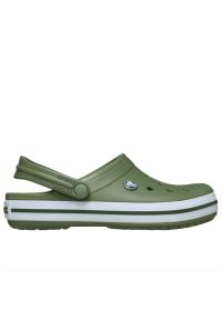 Klapki męskie Crocs Crocband 11016-3BX - zielone. Kolor: zielony. Materiał: materiał. Sezon: lato. Styl: sportowy #1
