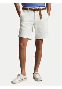 Polo Ralph Lauren Szorty materiałowe 710799213022 Biały Regular Fit. Kolor: biały. Materiał: bawełna #1