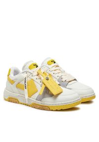 OFF-WHITE - Off-White Sneakersy OWIA276S23LEA0010118 Biały. Kolor: biały. Materiał: materiał #4