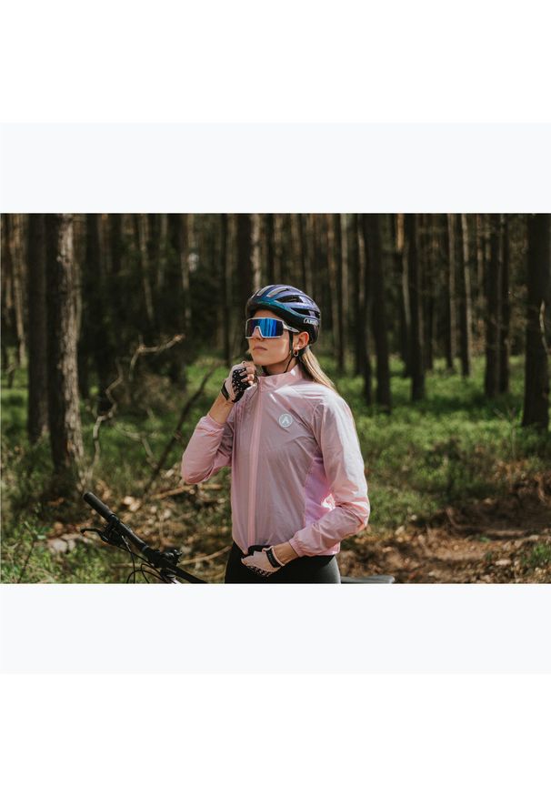Kurtka rowerowa damska ATTABO Cahayo Jacket Windproof. Kolor: różowy. Sport: turystyka piesza