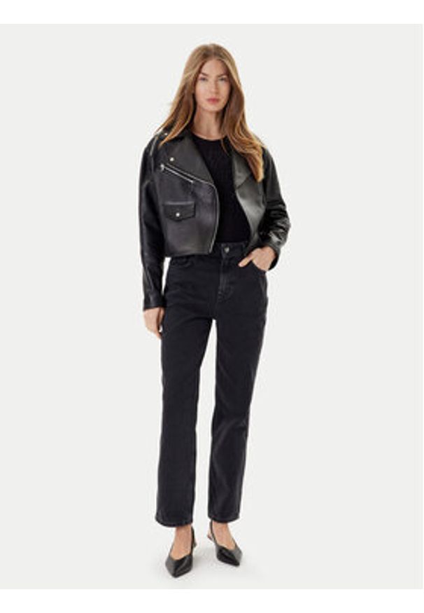 Liu Jo Jeansy UF5019 D4927 87456 Czarny Straight Fit. Kolor: czarny