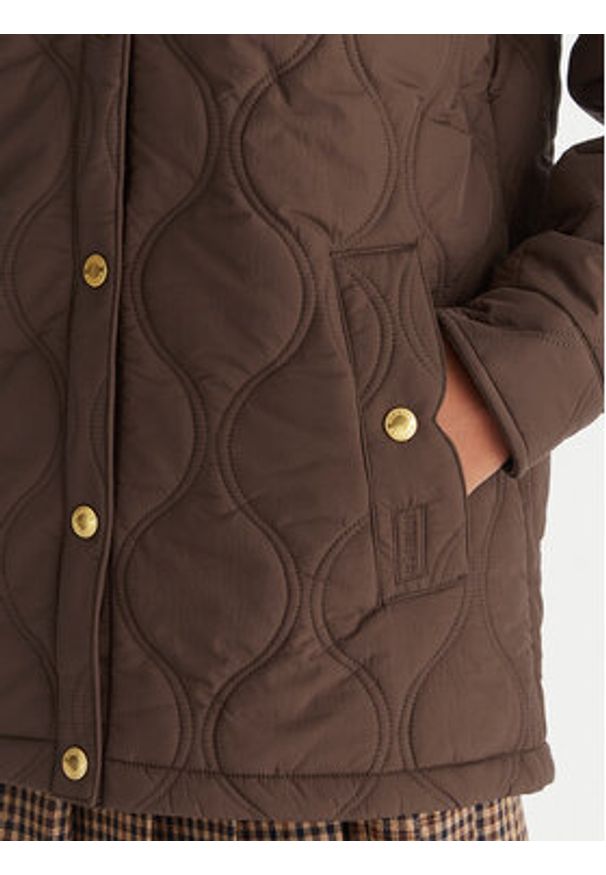 Hunter Kurtka przejściowa Witton HARW0004252 Brązowy Regular Fit. Kolor: brązowy. Materiał: syntetyk