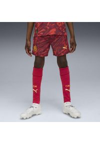 Puma - Młodzieżowe szorty bramkarskie Olympique Marsylia 25/26 PUMA. Kolor: czerwony, pomarańczowy, wielokolorowy, żółty. Materiał: tkanina. Sport: piłka nożna