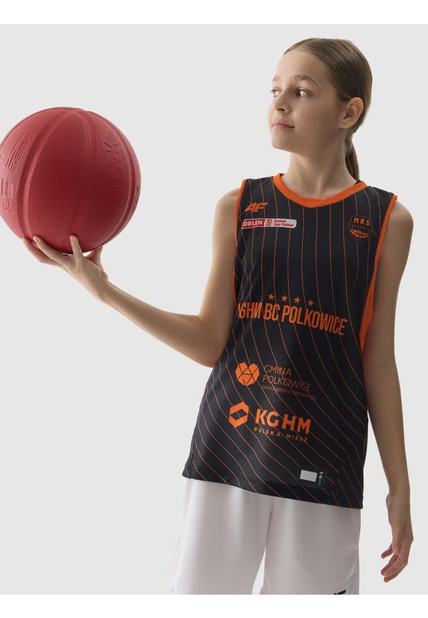 4f - 4F Tank top replika wyjazdowy z sezonu 2023/24 dziecięcy 4F x MKS Polkowice - multikolor 122/128 (6-8 lat). Kolor: wielokolorowy. Materiał: dzianina. Sezon: lato
