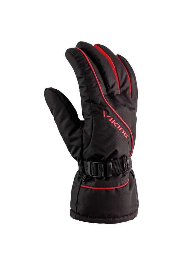 Rękawice narciarskie Viking Devon. Kolor: czerwony, wielokolorowy, czarny. Sezon: zima. Sport: narciarstwo