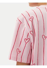 Karl Kani T-Shirt Signature Heart Pinstripe Os 61300127 Różowy Regular Fit. Kolor: różowy. Materiał: bawełna #4