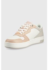 Calvin Klein Jeans sneakersy YW0YW00715.0IV kolor różowy. Nosek buta: okrągły. Zapięcie: sznurówki. Kolor: różowy. Materiał: guma #4