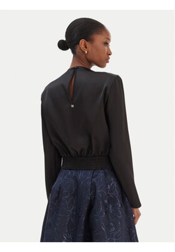 Rinascimento Bluzka CFC0126404003 Czarny Regular Fit. Kolor: czarny. Materiał: syntetyk