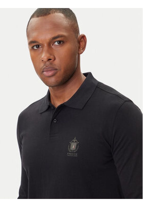 Aeronautica Militare Polo 252PO1886UJ00703 Czarny Regular Fit. Typ kołnierza: polo. Kolor: czarny. Materiał: bawełna