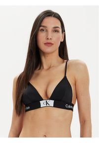Calvin Klein Swimwear Góra od bikini KW0KW02451 Czarny. Kolor: czarny. Materiał: syntetyk #1