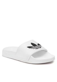 Adidas - adidas Klapki Adilette Lite FU8297 Biały. Kolor: biały. Materiał: skóra #4