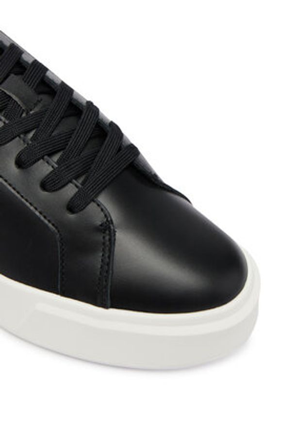 Calvin Klein Sneakersy Basket Cupsole Laceup Lth Ml YM0YM01460 Czarny. Kolor: czarny. Materiał: skóra
