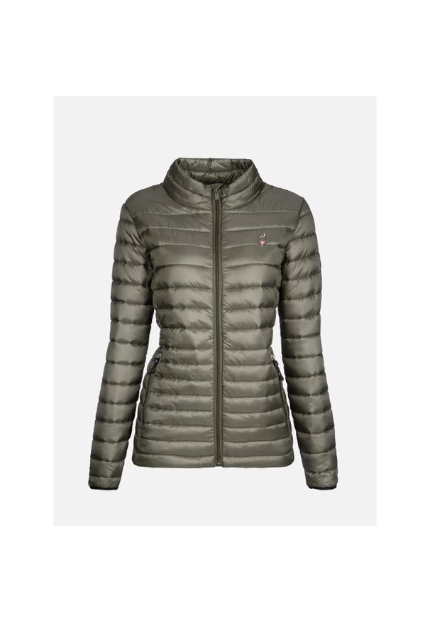 Damska kurtka puchowa Aulp Monna. Kolor: zielony. Materiał: puch. Sport: turystyka piesza