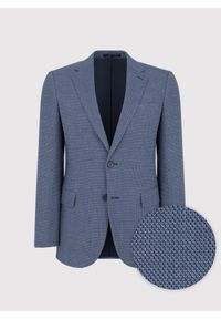 Pako Lorente - PAKO LORENTE – Niebieska marynarka męska z wiskozą. Kolor: niebieski. Materiał: wiskoza. Sezon: wiosna #6