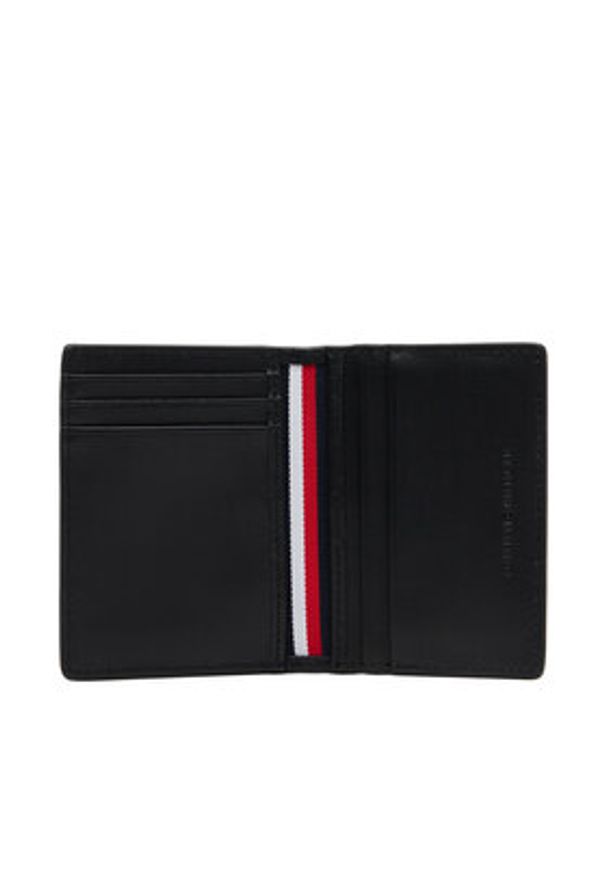 TOMMY HILFIGER - Tommy Hilfiger Duży Portfel Męski Th Corp Bifold AM0AM13248 Czarny. Kolor: czarny. Materiał: skóra