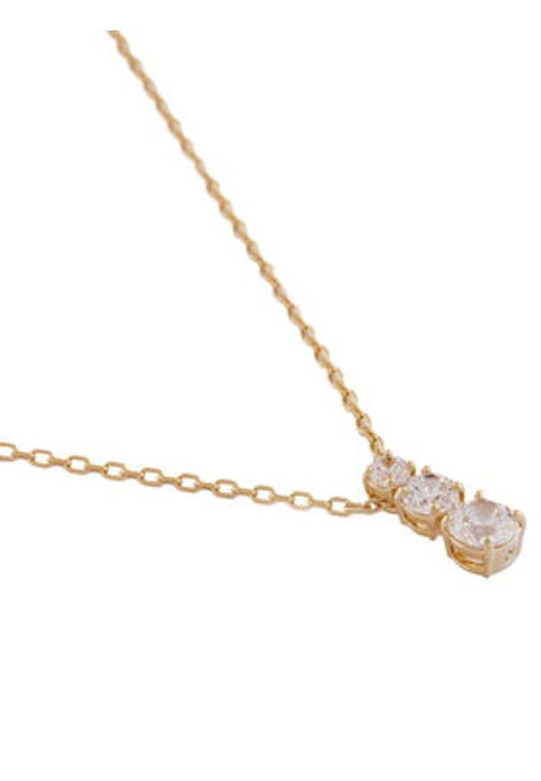 Swarovski Naszyjnik Stilla Attract 5723298 Złoty. Materiał: metalowe. Kolor: złoty