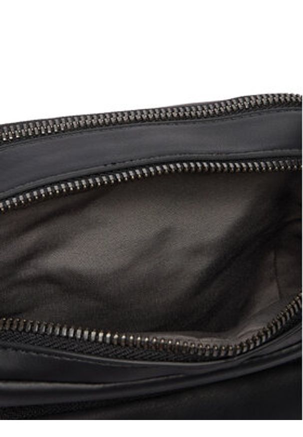 Calvin Klein Saszetka Bold Ck Pocket Reporter LV04D3368G Czarny. Kolor: czarny. Materiał: skóra