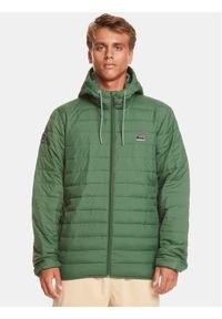 Quiksilver Kurtka przejściowa Scaly Hood Jckt EQYJK04008 Zielony Regular Fit. Kolor: zielony. Materiał: syntetyk #1