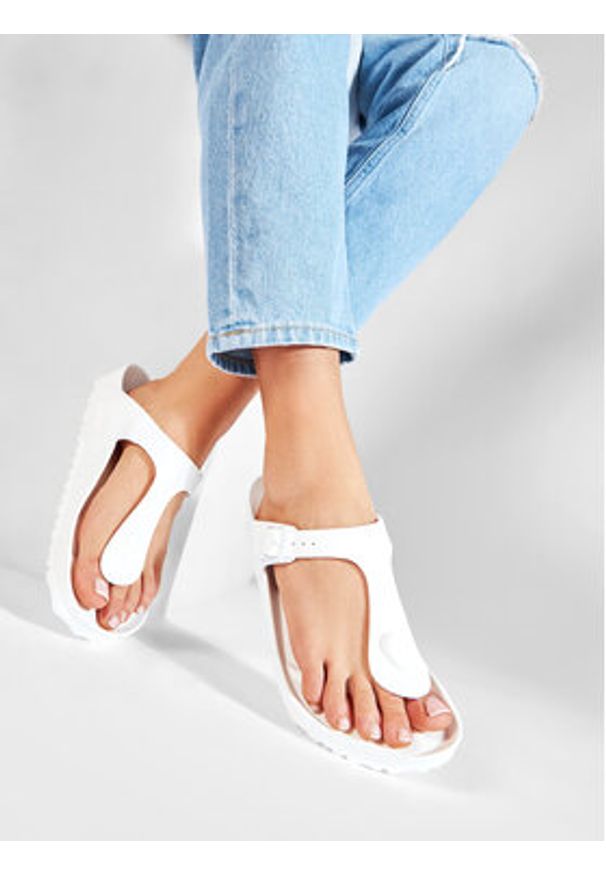 Birkenstock Japonki Gizeh EVA 0128221 Biały. Kolor: biały