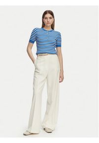 TOMMY HILFIGER - Tommy Hilfiger Sweter WW0WW49613 Niebieski Slim Fit. Kolor: niebieski. Materiał: bawełna #5