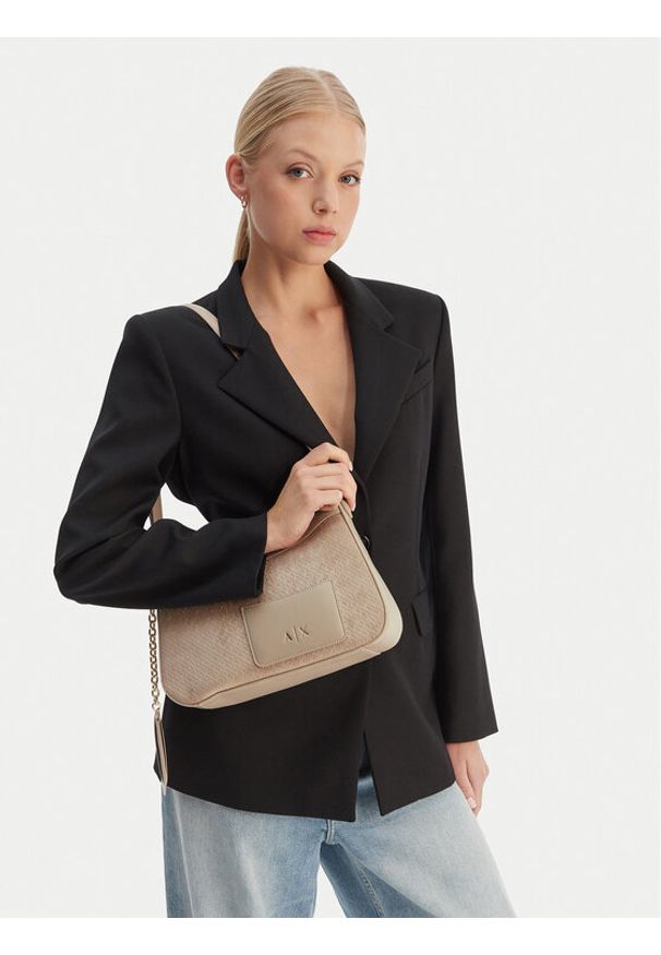 Armani Exchange Torebka XW001213 AF22645 U6223 Brązowy. Kolor: brązowy. Materiał: skórzane