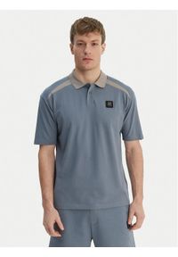 Hugo - HUGO Polo Dunios_RB 50559650 Niebieski Regular Fit. Typ kołnierza: polo. Kolor: niebieski. Materiał: bawełna #1