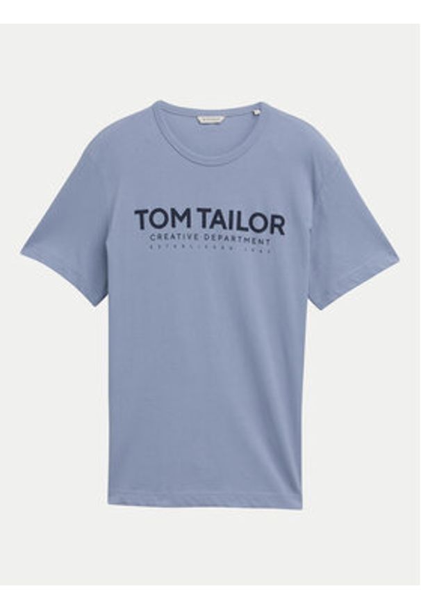 Tom Tailor T-Shirt 1045940 Niebieski Regular Fit. Kolor: niebieski. Materiał: bawełna