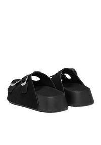 Badura Klapki C-ALIZA-YB25C55-1 Czarny. Kolor: czarny. Materiał: zamsz, skóra #6
