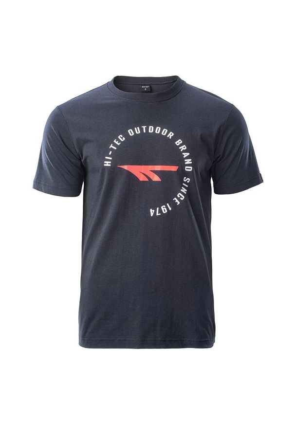 Hi-tec - T-shirt Męski Z Krótkim Rękawem Noel. Kolor: niebieski. Długość rękawa: krótki rękaw. Długość: krótkie. Sport: turystyka piesza