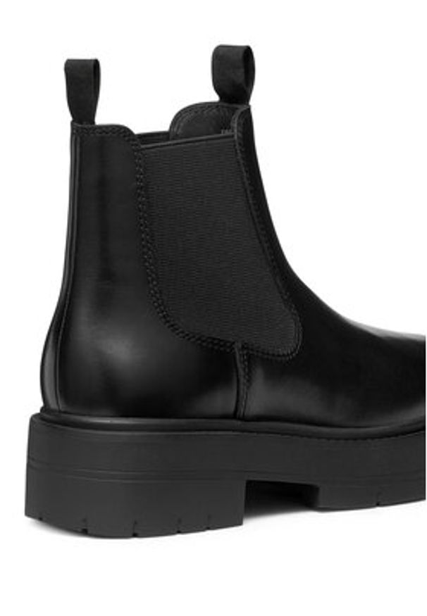 Geox Sztyblety D Spherica Ec7 D56VDA 00043 C9999 Czarny. Kolor: czarny. Materiał: skóra