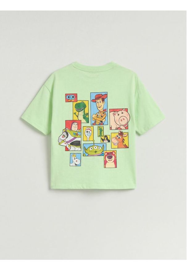 Reserved - T-shirt Toy Story - jasnozielony. Kolor: zielony. Materiał: dzianina, bawełna