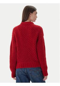 Mustang Sweter Erin 1017072 Czerwony Relaxed Fit. Kolor: czerwony. Materiał: syntetyk #4