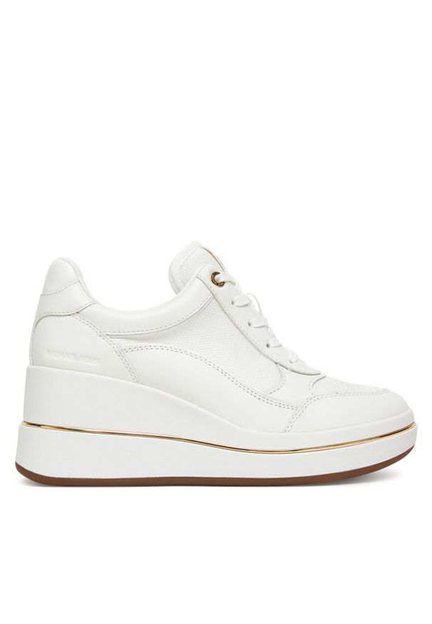 MICHAEL Michael Kors Sneakersy Emmy 43F5EMFS1L Biały. Kolor: biały. Materiał: skóra