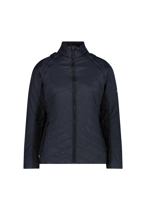 Kurtka puchowa damska z odpinanymi rękawami CMP. Kolor: szary, wielokolorowy, brązowy, czarny. Materiał: puch. Sezon: zima. Sport: narciarstwo