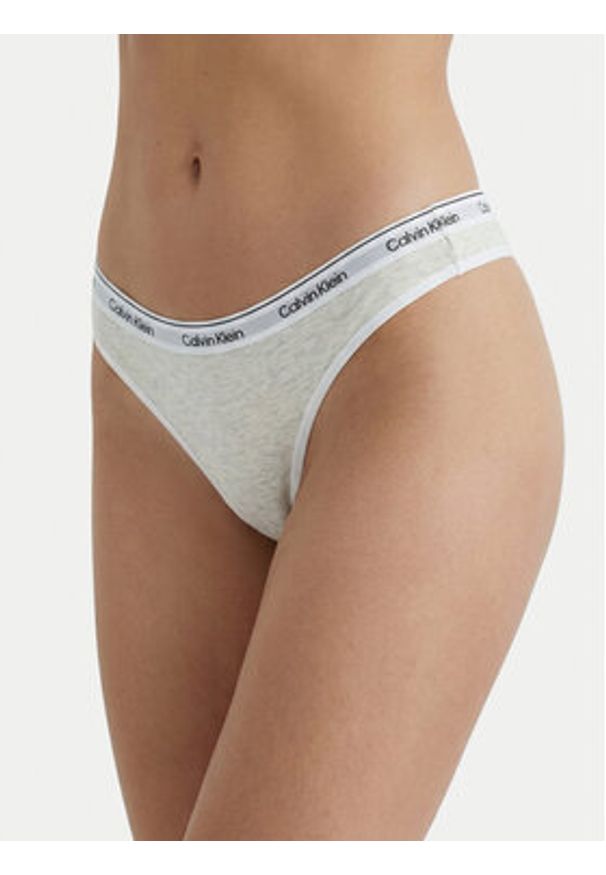 Calvin Klein Underwear Komplet stringów LV00QD5221 Czarny. Kolor: czarny. Materiał: bawełna