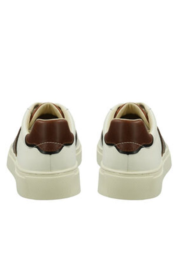 GANT - Gant Sneakersy 30631890 Écru. Materiał: skóra