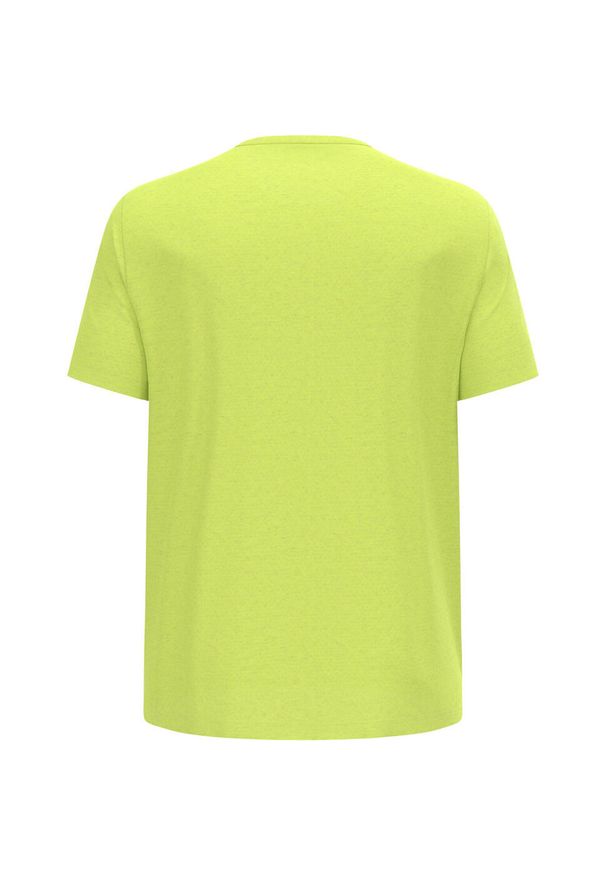 Odlo - Koszulka z krótkim rękawem męska ODLO Essential Linencool T-Shirt Crew Neck. Kolor: zielony, wielokolorowy, szary. Długość rękawa: krótki rękaw. Długość: krótkie