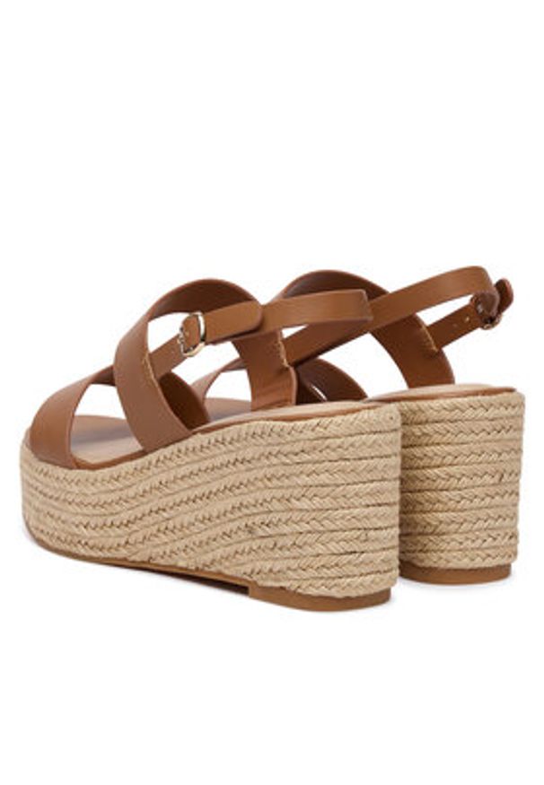 Aldo Espadryle Keoni 13966663 Brązowy. Kolor: brązowy. Materiał: skóra