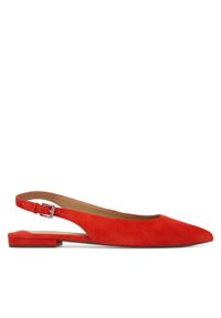 Lauren Ralph Lauren - LAUREN RALPH LAUREN Sandały Severn Calfskin 802967746004 Pomarańczowy. Kolor: pomarańczowy. Materiał: skóra, zamsz