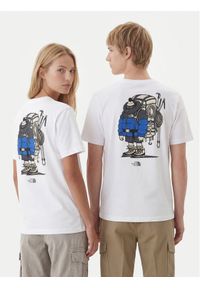 The North Face T-Shirt NF0A8JB4 Biały Relaxed Fit. Kolor: biały. Materiał: bawełna #1
