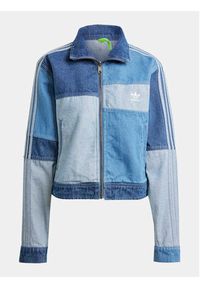 Adidas - adidas Kurtka jeansowa KSENIASCHNAIDER IU2464 Niebieski Loose Fit. Kolor: niebieski. Materiał: bawełna