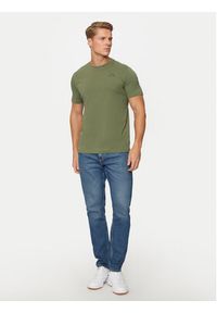 Kappa T-Shirt Logo Korpo Cafers 304J150 Zielony Slim Fit. Kolor: zielony. Materiał: bawełna #4